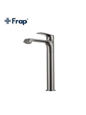 Смеситель для раковины высокий Frap F1071-29 оружейная сталь