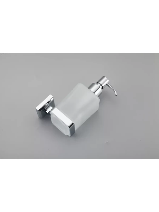 Дозатор для жидкого мыла Gappo G3827, настенный, с держателем, хромированная латунь