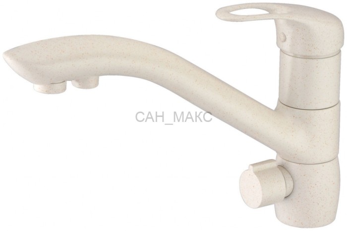 Смеситель для кухонной мойки ZORG Sanitary  (ZR 404 KF КВАРЦ)