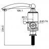 Смеситель-водонагреватель проточный электрический Frud R81010