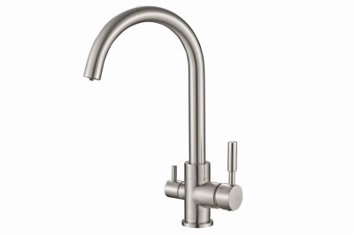 Смеситель для кухни ZORG Steel Hammer (SH 713 SATIN)