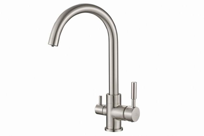 Смеситель для кухни ZORG Steel Hammer (SH 713 SATIN)