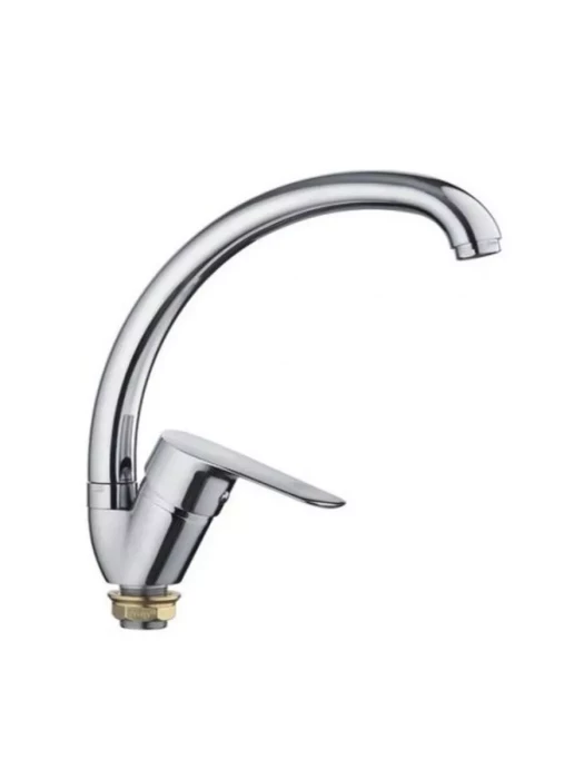 Смеситель для кухни Frap F41703-B, поворотный излив, однорычажный, хром