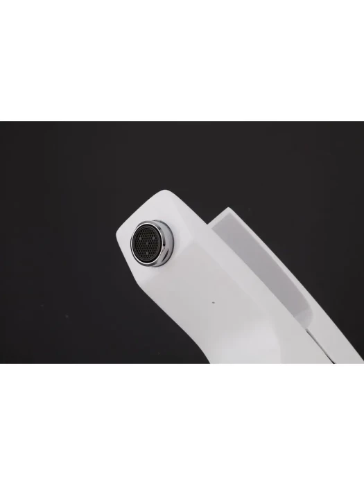 Смеситель для раковины низкий Gappo G07 G1007-7 латунь, былй/хром