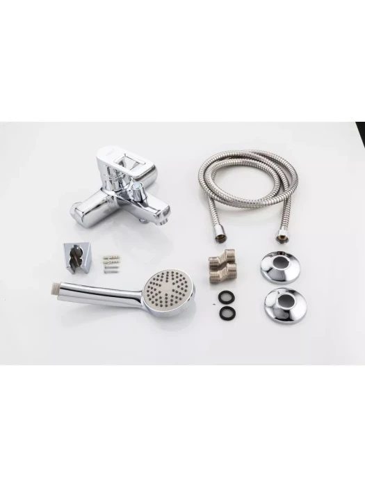 Смеситель для ванны Frud R32072, однорычажный, фиксированный излив, хром