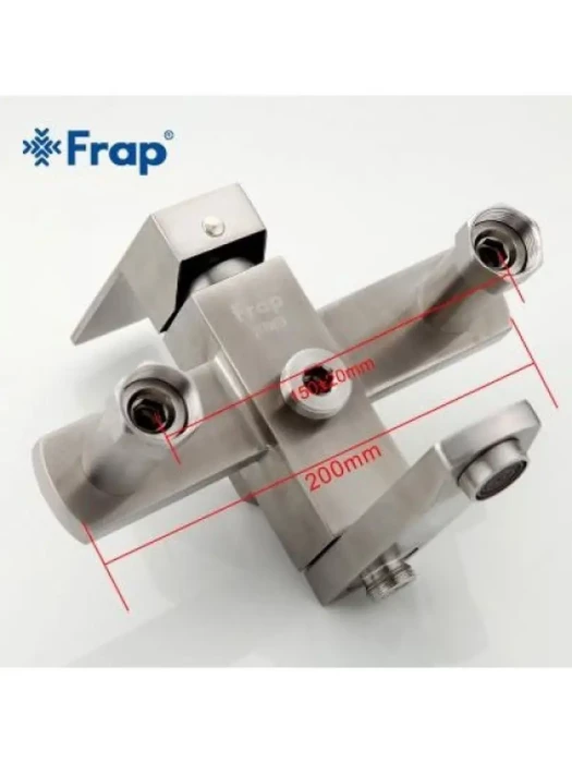 Душевая система Frap F2421, нержавеющая сталь, тропический дождь, сатиновый