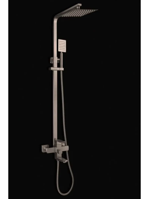Душевая система Frap F2421, нержавеющая сталь, тропический дождь, сатиновый