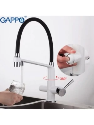 Смеситель для кухни Gappo G4398-9 белый