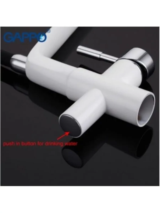 Смеситель для кухни Gappo G4398-9 белый