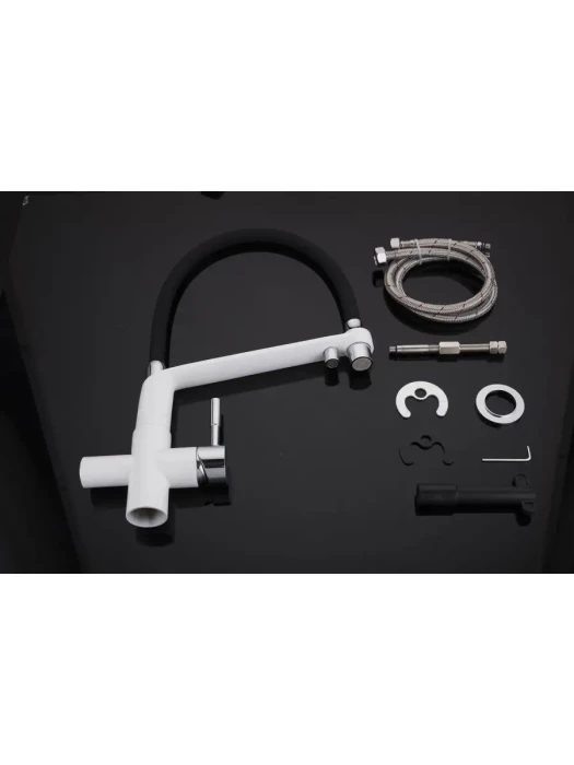 Смеситель для кухни Gappo G4398-9 белый