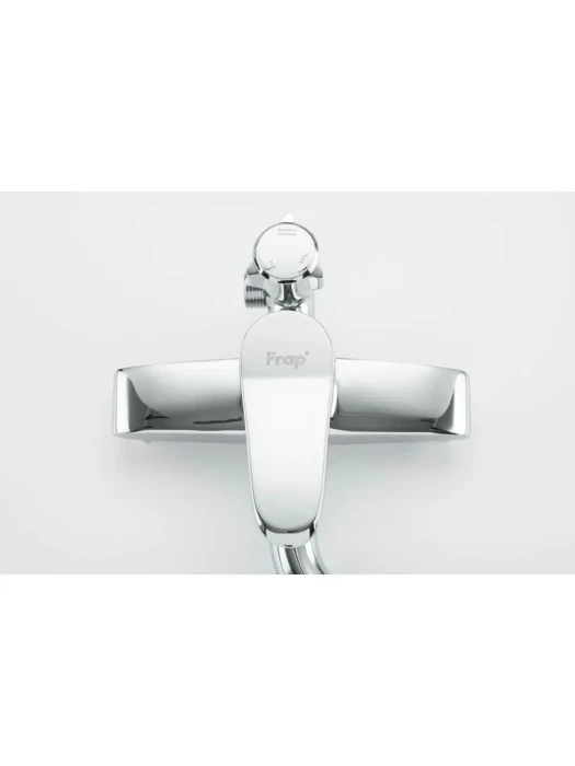 Душевая стойка со смесителем Frap F2427 с тропическим душем, хром