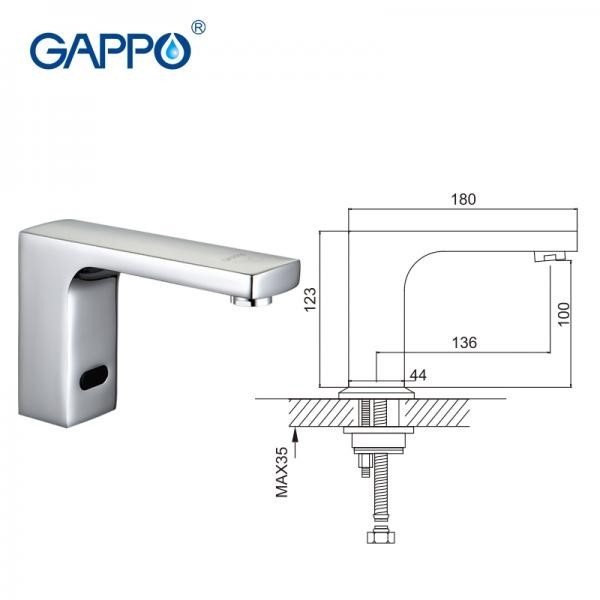 Смеситель для раковины сенсорный Gappo G519