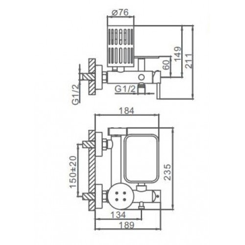 Смеситель гигиенический Frap F7503-5