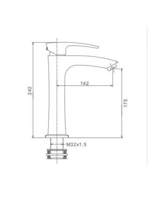 Смеситель для раковины Gappo G1007-78