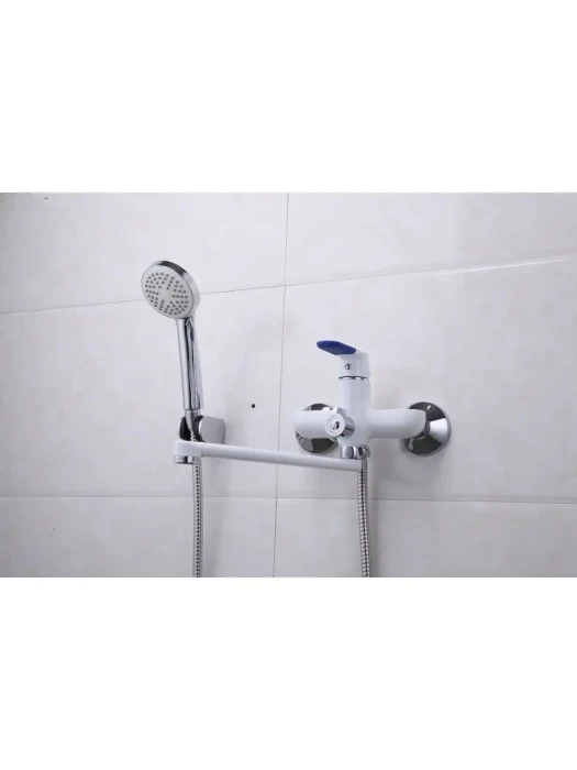 Смеситель Frap F2234, для ванны, с душевой лейкой, латунь, белый