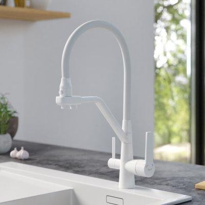 Смеситель для кухни с подключением фильтра FAOP A4397-8