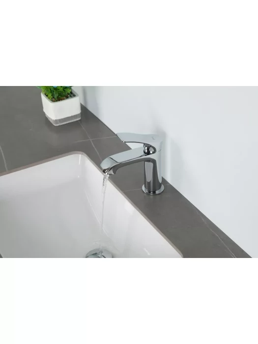 Смеситель Frap F1075 для раковины, латунь, хром, с аэратором