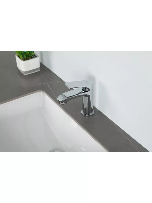 Смеситель Frap F1075 для раковины, латунь, хром, с аэратором