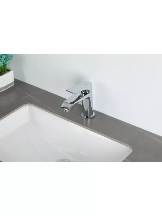 Смеситель Frap F1075 для раковины, латунь, хром, с аэратором