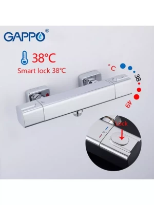 Термостатический смеситель для душа GAPPО G2091, латунь, хром