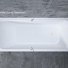 Ванна из литьевого мрамора Salini 102111G ORLANDO KIT Глянцевая