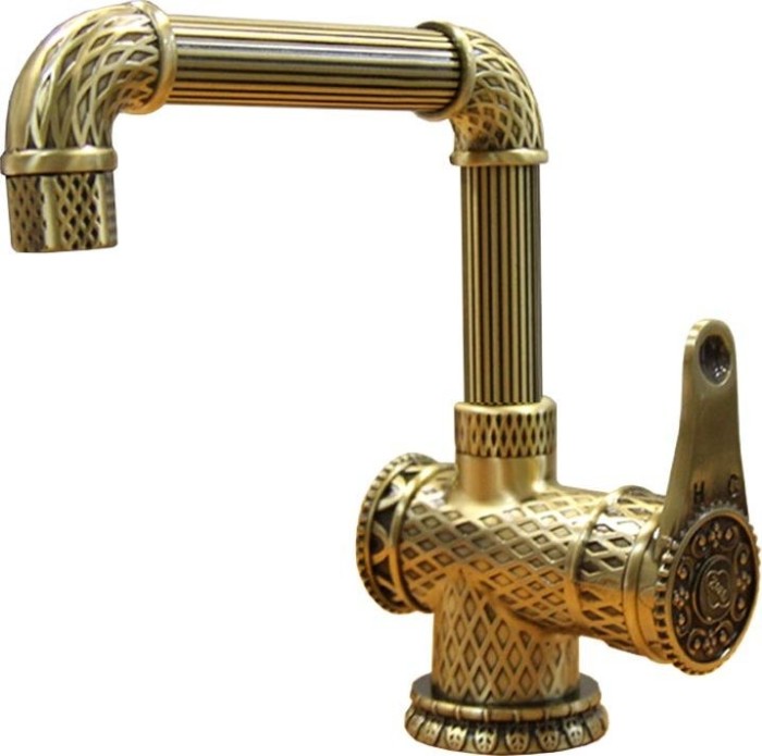 Смеситель для раковины ZORG Antic  (A 419 U-BR)
