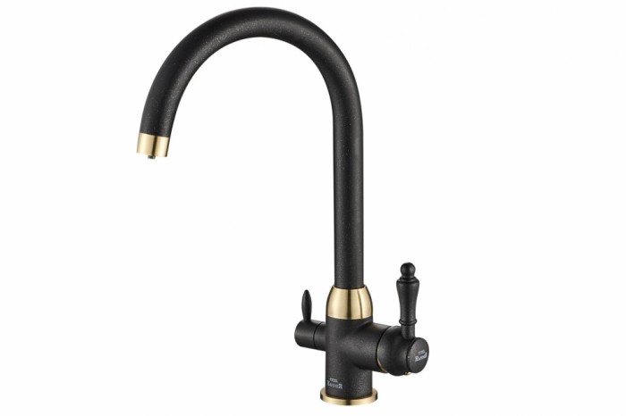 Смеситель для кухни ZORG Steel Hammer (SH 723 BLACK BR)