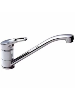 Смеситель для кухни Frap F4213 H13, поворотный излив, хром, силумин