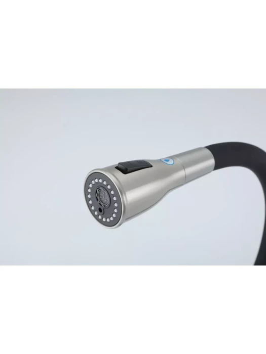 Смеситель для кухни Gappo G4399-65 нержавеющая сталь, черный, хром