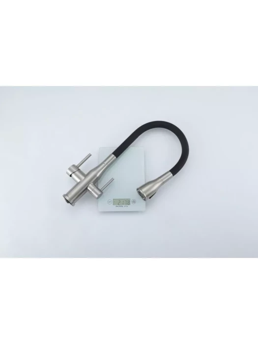 Смеситель для кухни Gappo G4399-65 нержавеющая сталь, черный, хром