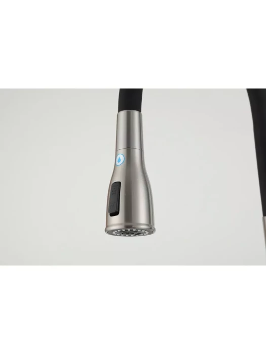 Смеситель для кухни Gappo G4399-65 нержавеющая сталь, черный, хром