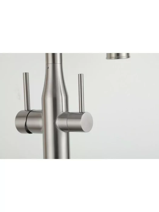 Смеситель для кухни Gappo G4399-65 нержавеющая сталь, черный, хром