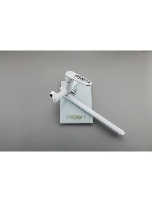 Смеситель Frap F2249, для ванны, с душевой лейкой, латунь, белый/хром