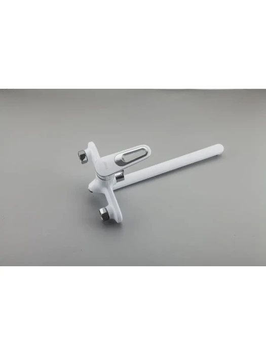 Смеситель Frap F2249, для ванны, с душевой лейкой, латунь, белый/хром