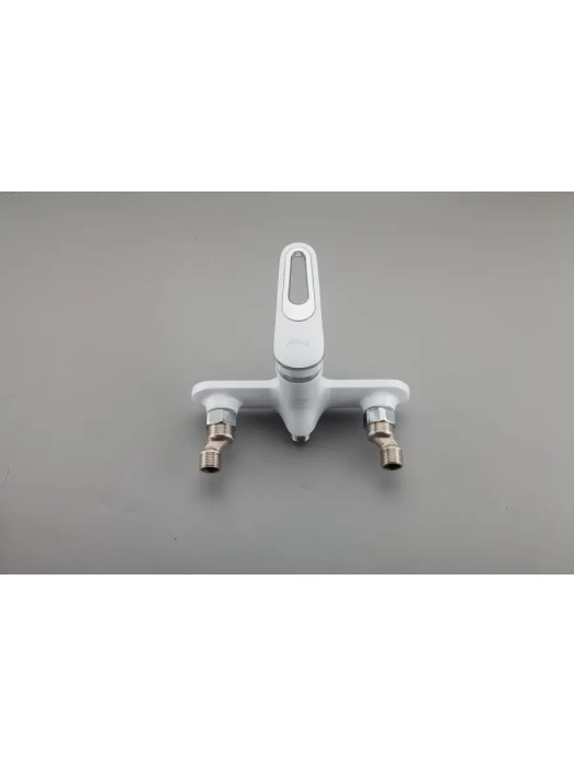 Смеситель Frap F2249, для ванны, с душевой лейкой, латунь, белый/хром
