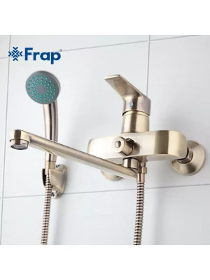 Смеситель для ванны Frap F2230-4, поворотный, латунь, бронзовый
