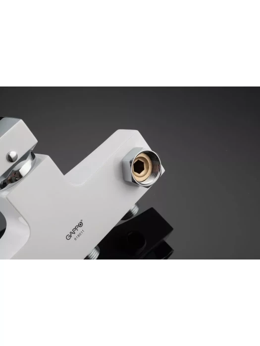 Смеситель для ванны с поворотным изливом Gappo G2207-7, латунь, белый хром