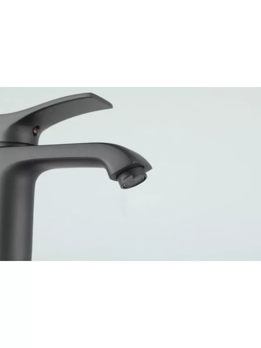 Смеситель Frap F1075-9, для раковины, латунь, покрытие PVD, графит