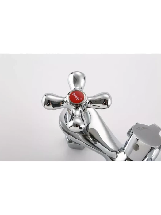 Смеситель Frap F22731-B, для ванны, с душевой лейкой, латунь, глянцевый, хром