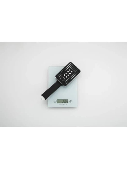 Душевая система "F2457", поворотный излив, латунь, черный/хром