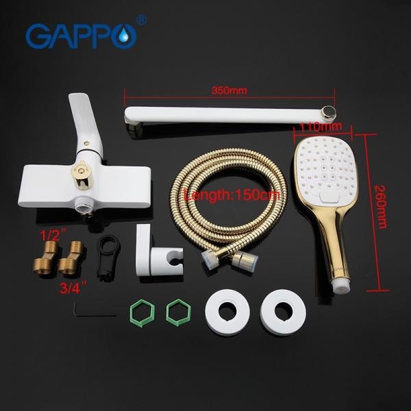 Смеситель для ванны Gappo G2280