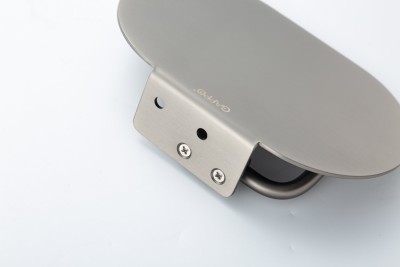 Бумагодержатель с полочкой Gappo G30903-9, цвет оружейная сталь