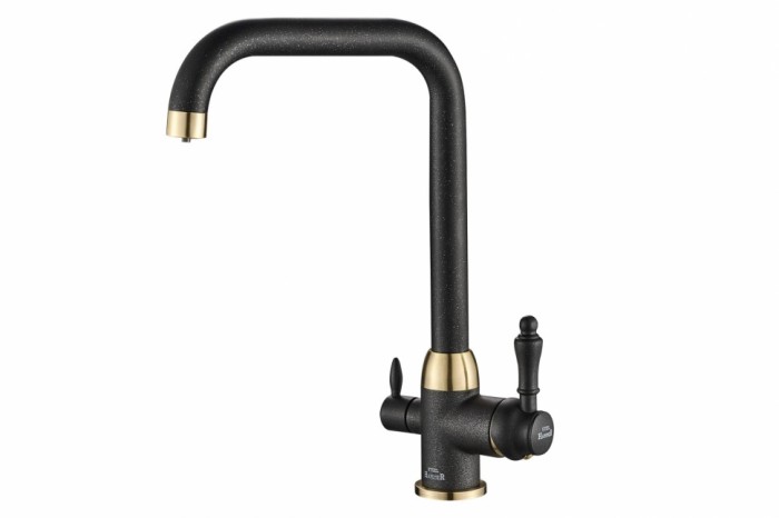 Смеситель для кухни ZORG Steel Hammer (SH 725 BLACK BR)