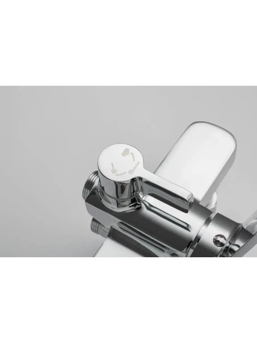 Душевая стойка с тропическим душем Frap H61 F2461, латунь цвет хром