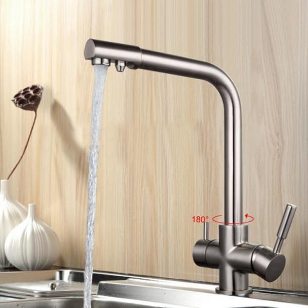 Смеситель для кухни с подключением к фильтру Frap F4352-5