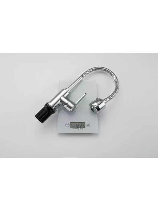 Смеситель для кухни Frud R42052-30, однорычажный, с гибким изливом, хром
