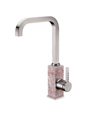 Смеситель для кухонной мойки ZORG Stone  (ZR 370 Y ROSSO NICKEL)