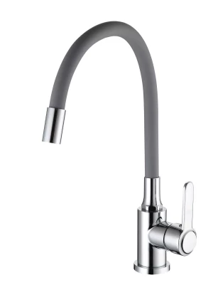 Смеситель для кухни Frud R42052-31, с гибким изливом, однорычажный, хром