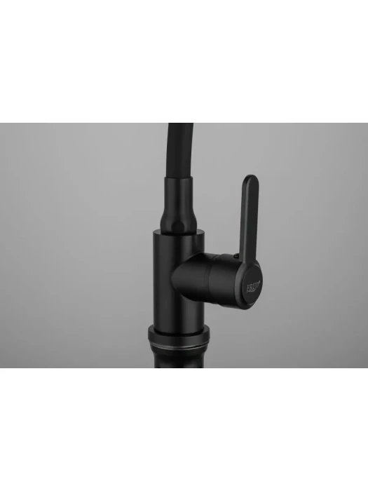 Смеситель Frud R42052-32, нержавеющая сталь, PVD покрытие, черный