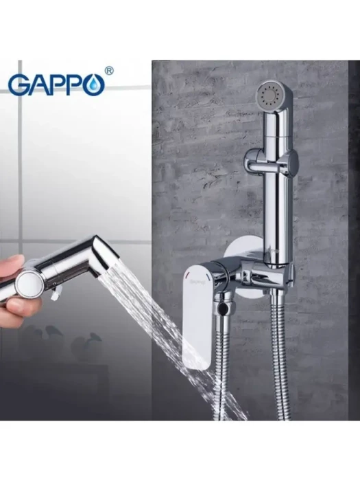 Смеситель для биде Gappo Noar G7248-1 , встраиваемый, латунь, хром